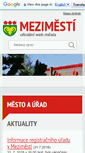 Mobile Screenshot of mezimesti.cz