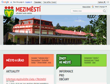 Tablet Screenshot of mezimesti.cz